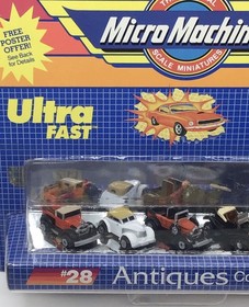Vintage Micro Machines #28 Antiques Collection Galoob 1988 New In Package