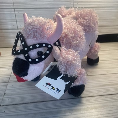 Herrington Bears Pink COW PARADE FRENCH MOODLE POODLE Plush Flexy Posable Ltd Ed