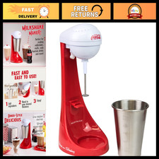 Limited Edition Electric Milkshake Maker & Drink Mixer - 2-Speed, 16oz Cup, Red