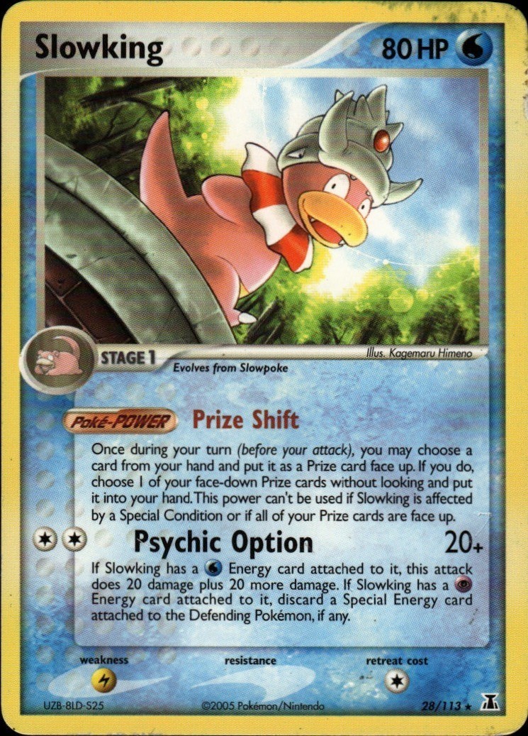 Slowking Rare Delta Species 28/113 NM