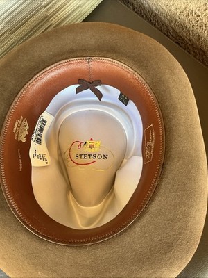 L.L Bean Vintage Stetson 6 3/4 54 Cm Moose River Hat Khaki Color