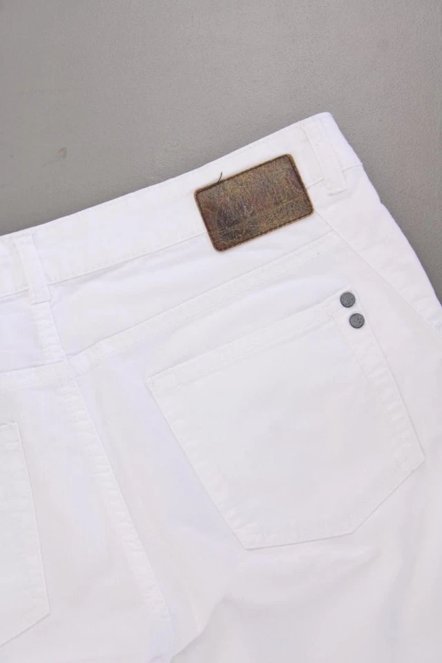 ⭐ Short short s.Oliver pour femme taille 38, M blanc en coton ⭐ - Photo 3/4
