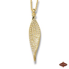 BNIB Touchstone Crystal by Swarovski ?Do the Twist? Pendant Necklace Gold Tone