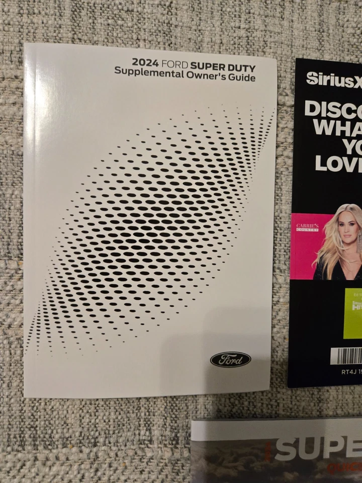 2024 Ford F-250 F-350 F-450 Super Duty Supplemental Owners Manual XL XLT LARIAT - Image 2 of 4