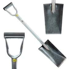 King of Spades 13" Welded Blade Shovel – Heavy-Duty Gardening & Landscaping Tool