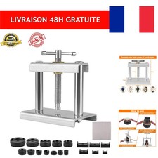 Presse de Boîtier Montre avec 18 Moules - Outil de Réparation