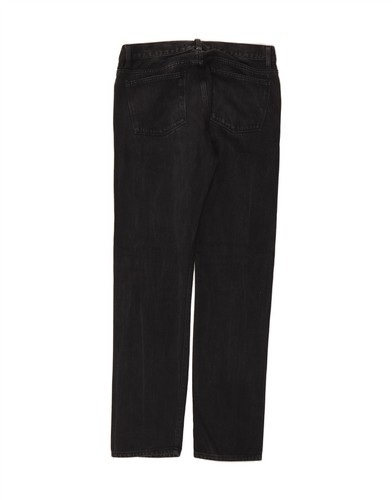 REISS Mens Drake Slim Straight Jeans W32 L32 Black Cotton BT04 - Picture 2 of 3