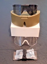 US Military SPECS Ballistic Protective Eyewear Glasses Kit w/ MSA Hard Case NOS