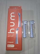 2-Pack Colgate Hum Replacement Electric Toothbrush Heads Blue 4 Heads -Read Desc