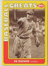 1991 Swell Baseball Greats #148 Pie Traynor