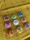 Lot Of 9 😸♻️ Handmade 💫 1 Inch Cats, Recycle & Star  Pin Buttons Pinbacks Set — photo 6