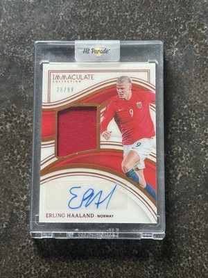 2023-24 Panini Immaculate - Memorabilia Autographs Erling Haaland #MA-EH /99