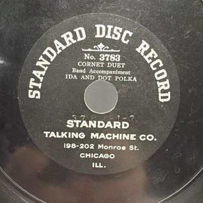 RARE - Buono And Chiafferell - Ida And Dot Polka - Standard Disc Record - VG+