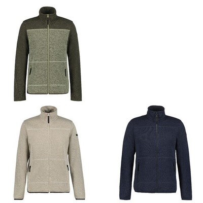 Icepeak Strickfleecejacke / Midlayer Underlayer Unterjacke Herren Agen
