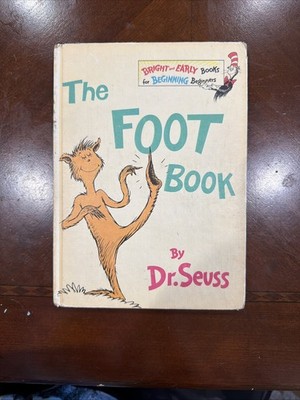 THE FOOT BOOK DR. SEUSS 1968 Grolier Book Club 1ST EDITION 1ST PRINT 