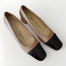 Salvatore Ferragamo Marisa DY 20610 C40 Sand Nappa Niño Talla 4 Zapatos de salón