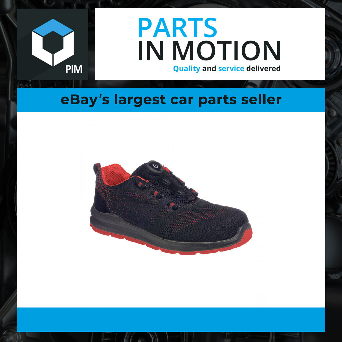 Ft08 - Cwl Safety Trainer B/R S6 FT08BKD39 Portwest Genuine Top Quality Product