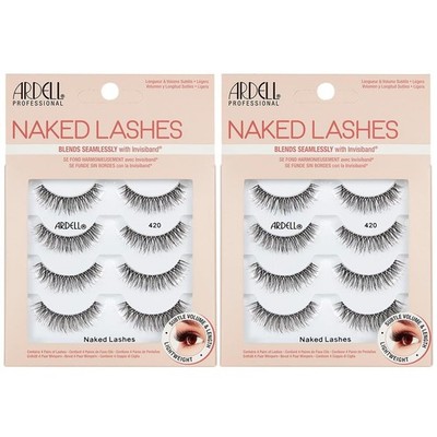 Ardell Naked Strip Lashes 420 - Soft Lightweight Fibers, Natural Look, Comfortab