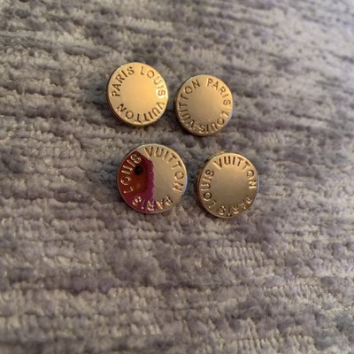 4 Pc Louis Vuitton Stud Buttons 18MM