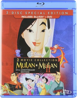 Blu-ray - Mulan / Mulan II - 15th Anniversary - 3 Disc Set - [Bilingual] New