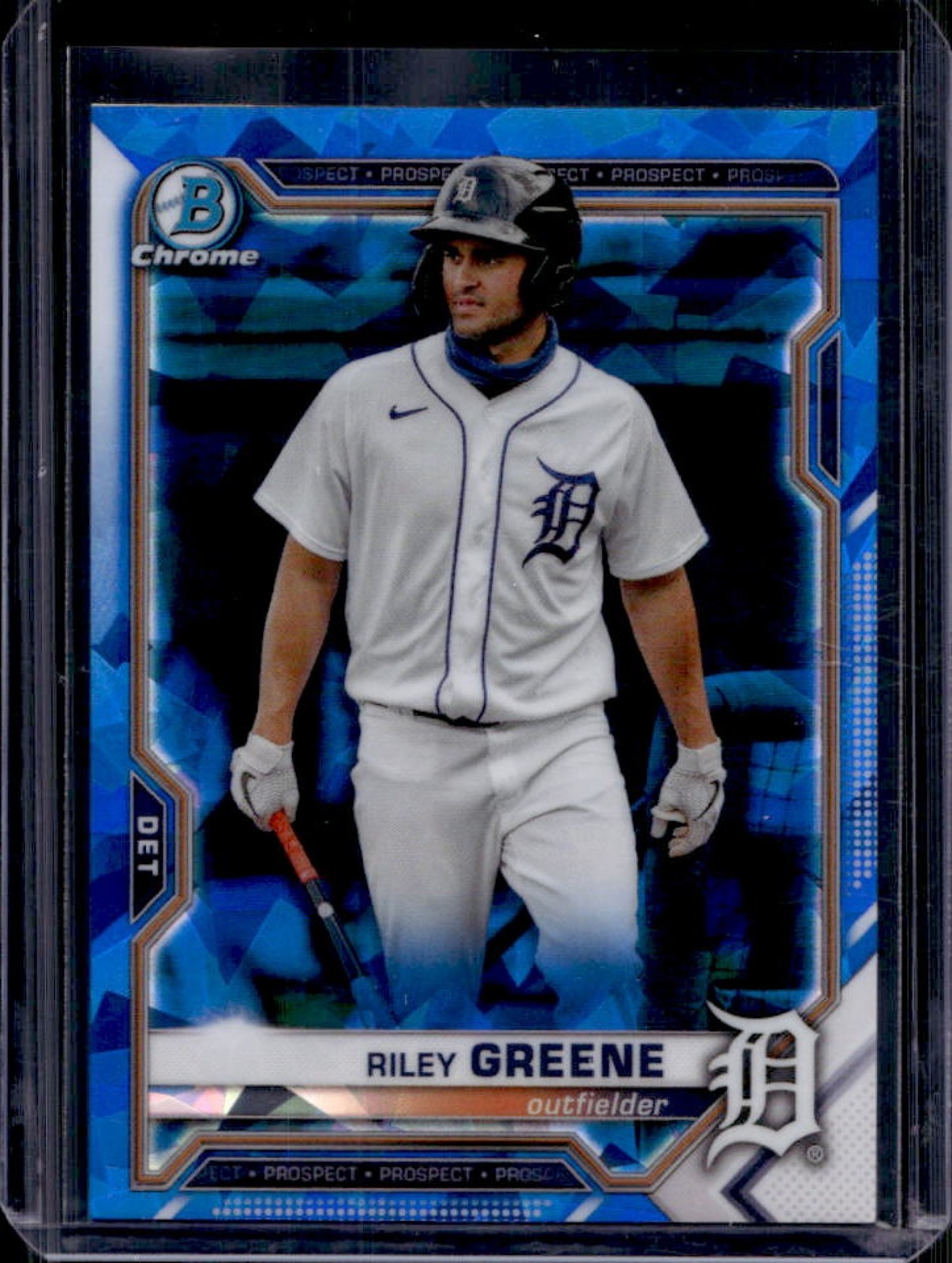 2021 Bowman Chrome Sapphire Riley Greene Prospects #BCP-188 Tigers