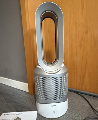 Dyson Pure Hot+Cool Link Heizgerät mit Fernbedienung, Digitalanzeige weiß/silber