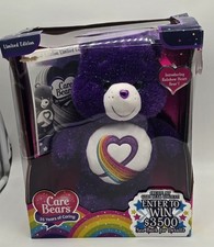 2017 Rainbow Heart Care Bear Limited Edition 35th Anniversary Unused Damaged Box