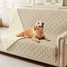 Waterproof Dog Bed Blanket Reversible Sofa Cover Pet Blankets Washable Furniture
