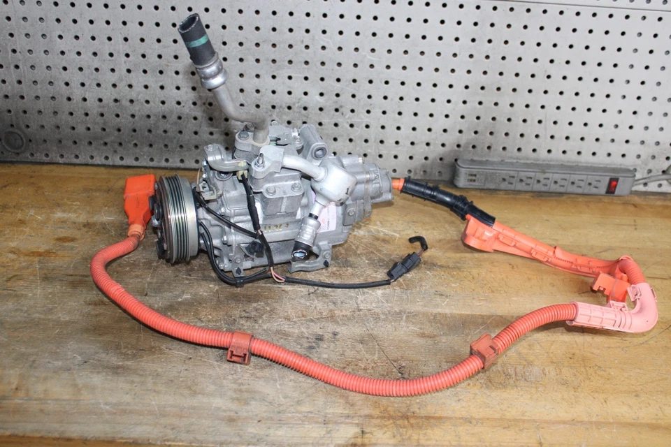 2012 - 2015 Honda Civic Hybrid Acura iLX Hybrid A/C Compressor HBC198 OEM TESTED - Image 2 of 4