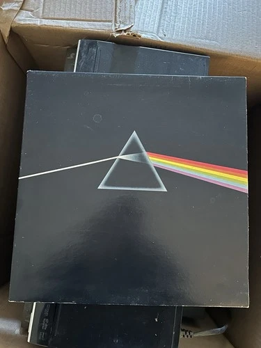 PINK FLOYD Dark Side Of The Moon 1973  Vinyl Harvest Record Original With Cover