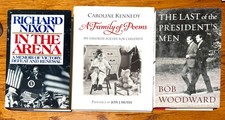 (3) Very Collectable Signed Books-Richard Nixon-Caroline Kennedy-Bob Woodward