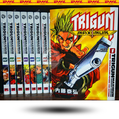 トライガン トライガンマキシマム　全巻　英語版 Trigun 1-2 & Trigun Maximum 1-14 Complete Sets • [Out of Print 全巻セット