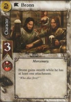 Bronn (IAF) - Ice and Fire Edition - A Game of Thrones CCG