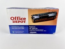 Office Depot Replaces HP Q2612A Black Laser Toner Cartridge NEW UNOPENED