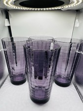 Pasabahce Circleware Glass Tumblers Amethyst ...