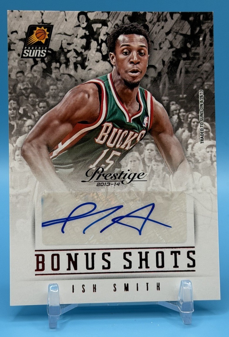 ISH SMITH 2013-14 PANINI PRESTIGE BONUS SHOTS AUTO CARD #9