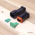 DEUTSCH DT Kompatibel 12V KFZ Crimp Stecker Steckverbinder 2 Polig