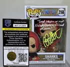 *GRAIL*One Piece Anime Shanks #2166 Signed By Brandon Potter Funko Pop Prime COA