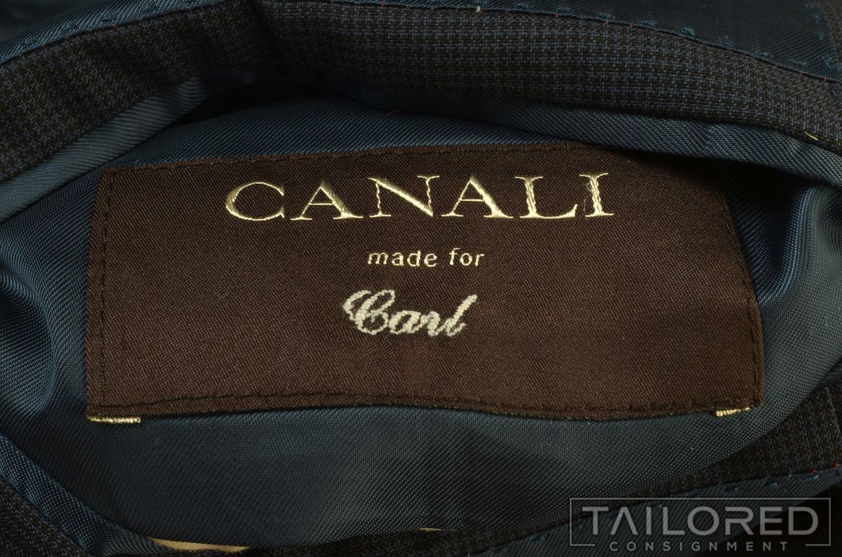 CANALI Recent Solid Blue 100% WoolBlazer Sport Co… - image 9