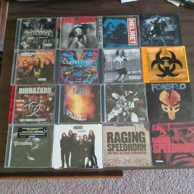 #ad Metal Rock Groove 16 CD Lot: Hatebreed Biohazard Pro Pain Mordred Powerflo $49.95