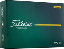 Titleist 2026 AVX Golf Balls - Yellow Color - Brand New