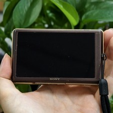 Sony Cyber-Shot DSC-TX9/TX9C 12.2MP CMOS Vintage Digital Camera -Gold Tested