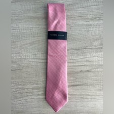 Tommy Hilfiger Men's Soft Pink Design Tie
