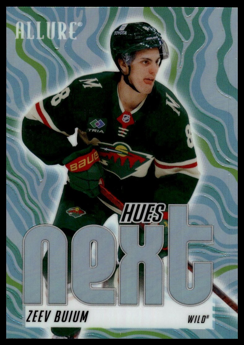 2025-26 Upper Deck Allure #HN-14 Zeev Buium Hues Next?