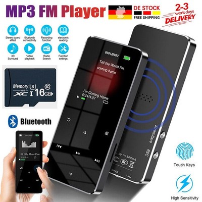 MP3 MP4 Player LCD Display HiFi Bass Musik Spieler  Audio Bluetooth 5.0 DE DHL