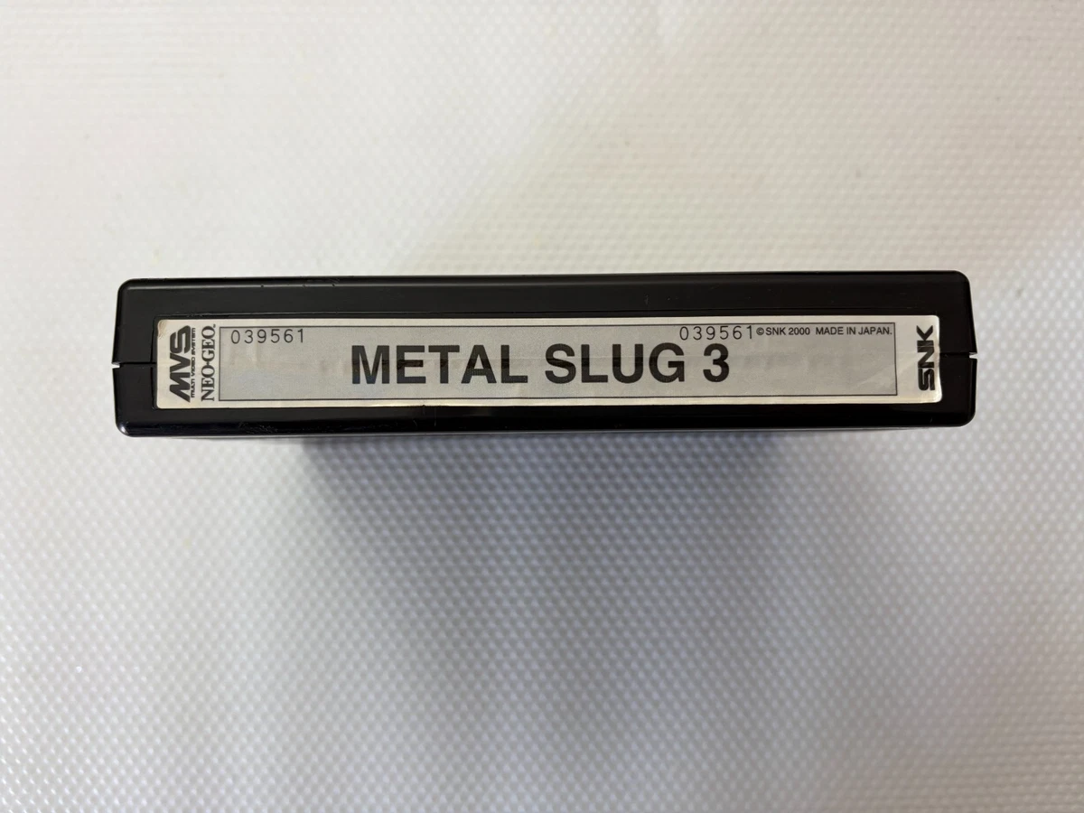 Metal Slug 3 - Cartouche MVS Neo Geo Originale