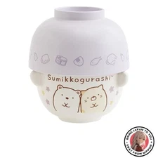 New KA30003 Sumikkogurashi Tea Bowl Set Polar Bear &amp Cat