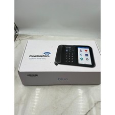 ClearCaptions Blue Telephone, Hearing Impaired Amplified Captioning
