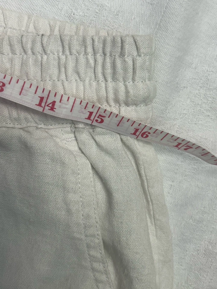 Pantalones cortos Lenin ligeros con ribete de ganchillo Caslon para mujer, talla mediana pequeña. 3T Foto 3 de 4