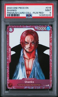 シャンクス：プレミアムカードコレクション FILM RED PSA10 Shanks (Premium Card Collection -ONE PIECE FILM RED Edition-) P